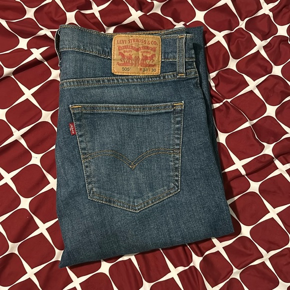 Levi’s 505 jeans size 34 by 30 - Picture 1 of 6